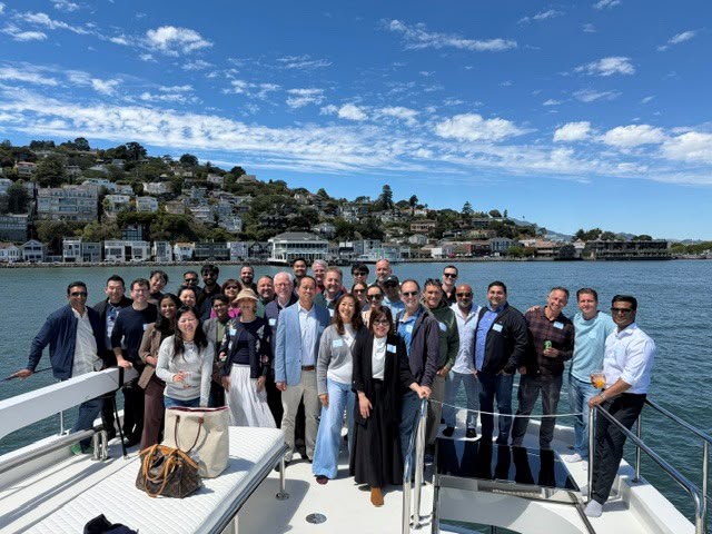Finance leaders gathered on deck during ‘CFOs on the Bay: A Private Yacht Excursion’ on San Francisco Bay.